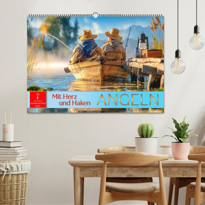 Angeln mit Herz und Haken (CALVENDO Wandkalender 2026)
