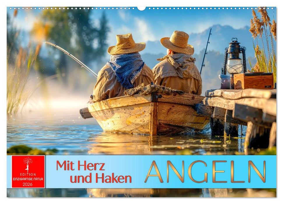 Angeln mit Herz und Haken (CALVENDO Wandkalender 2026)
