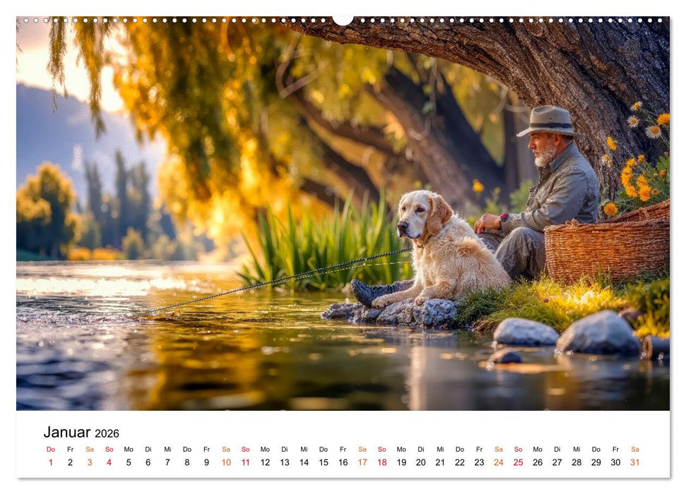Angeln mit Herz und Haken (CALVENDO Wandkalender 2026)