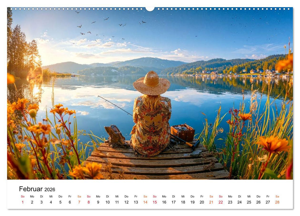 Angeln mit Herz und Haken (CALVENDO Wandkalender 2026)