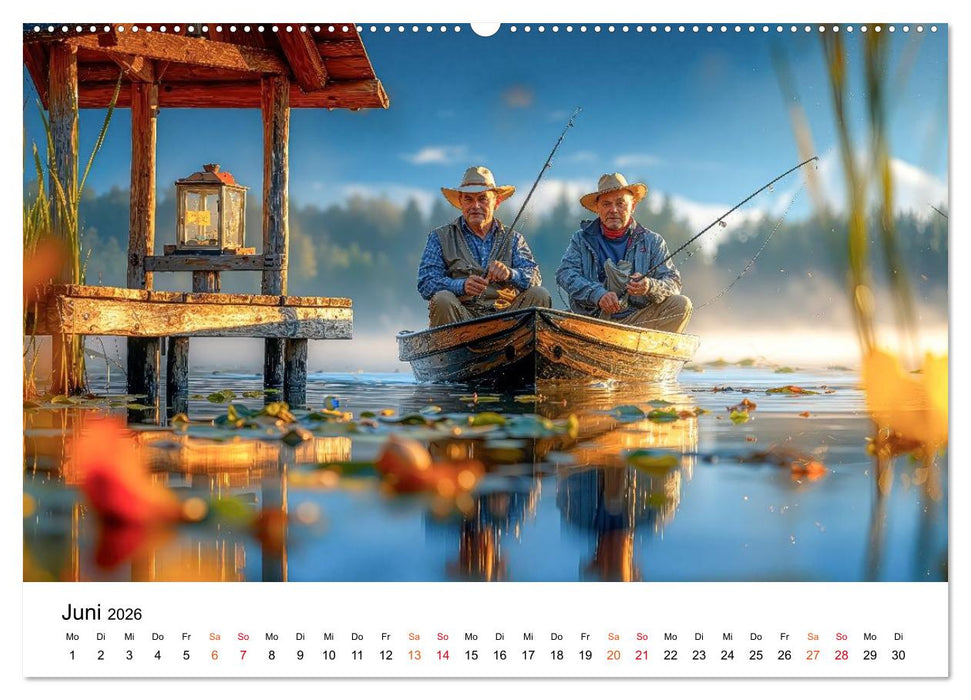 Angeln mit Herz und Haken (CALVENDO Wandkalender 2026)