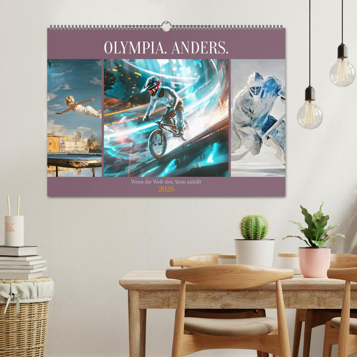 Olympia. Anders. (CALVENDO Wandkalender 2026)
