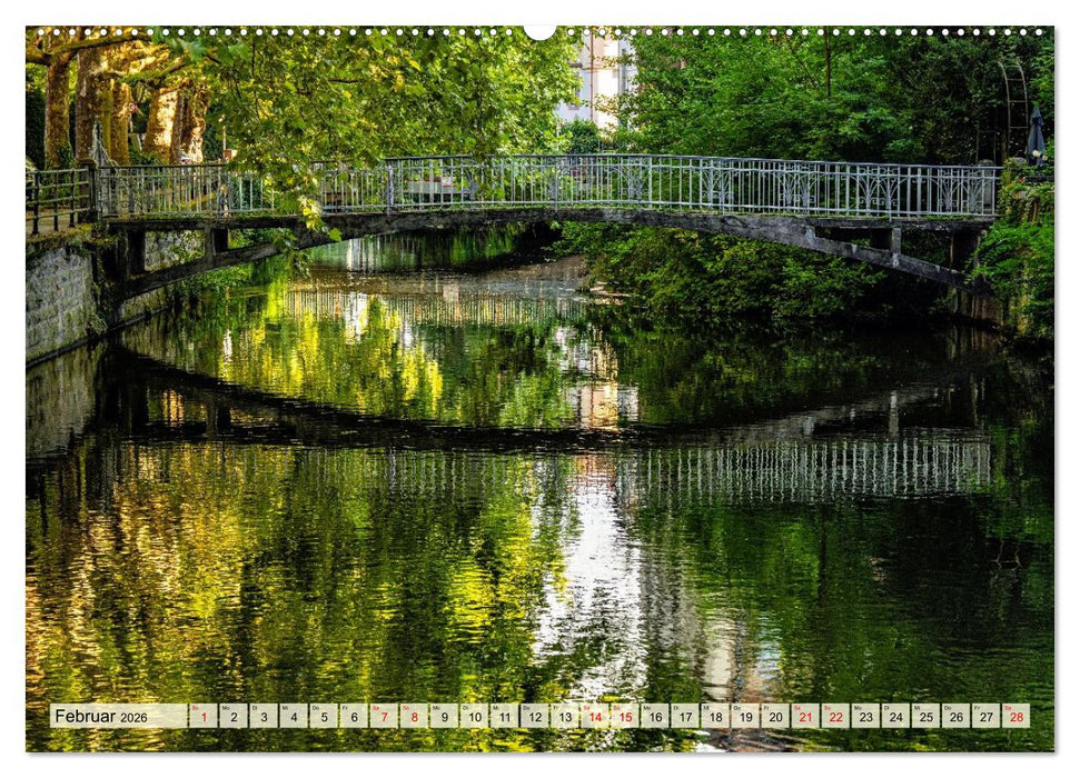 Am Neckar zwischen Tübingen und Heidelberg (CALVENDO Premium Wandkalender 2026)