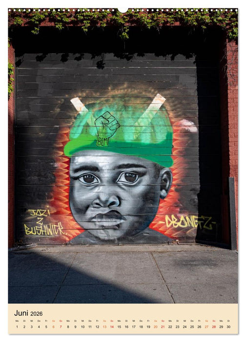 Walls of New York – Street Art in Farbe (CALVENDO Wandkalender 2026)