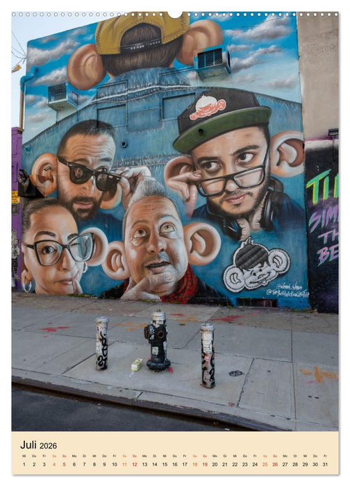 Walls of New York – Street Art in Farbe (CALVENDO Premium Wandkalender 2026)