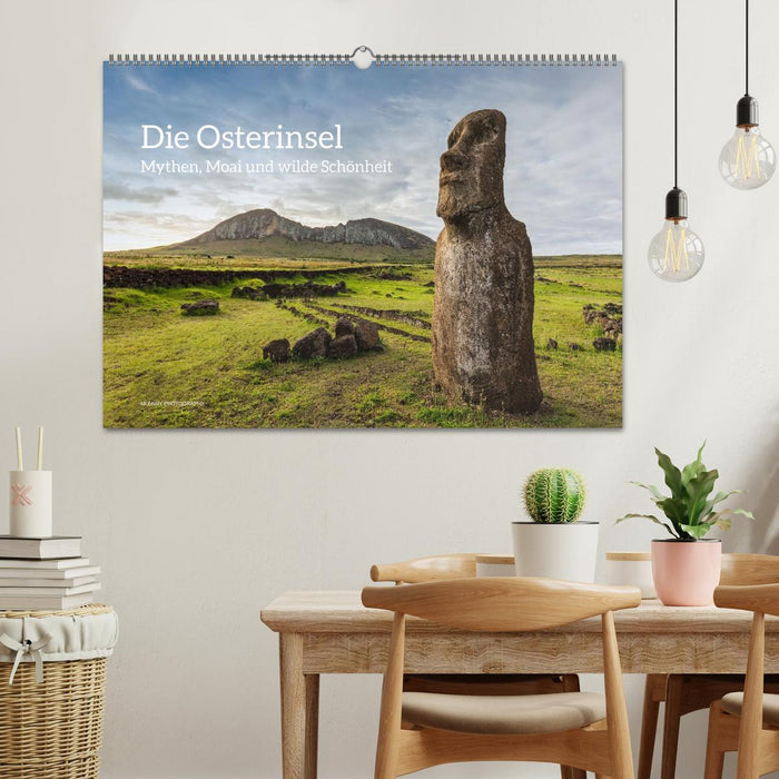 Die Osterinsel – Mythen, Moai und wilde Schönheit (CALVENDO Wandkalender 2026)