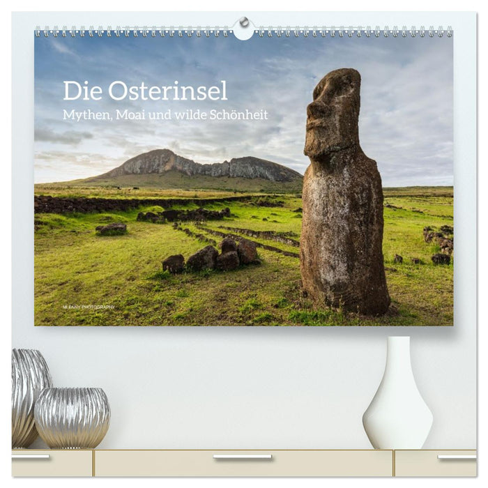 Die Osterinsel – Mythen, Moai und wilde Schönheit (CALVENDO Premium Wandkalender 2026)