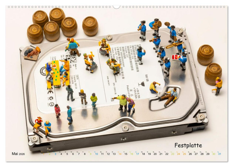 Fahrgaststreik! ... und andere Mini-Welten (CALVENDO Premium Wandkalender 2026)