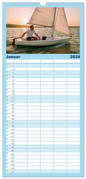 Wassersport. Wettkampf und Freizeit im, auf und unter Wasser (CALVENDO Familienplaner 2026)