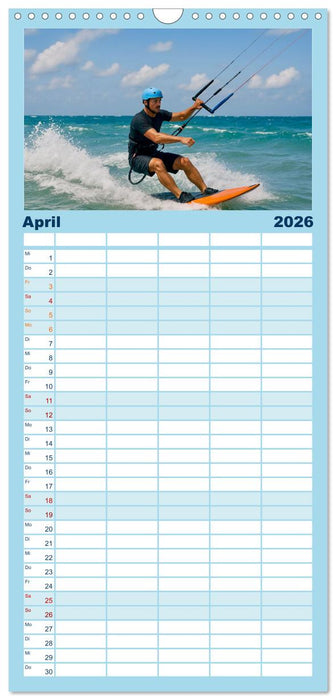 Wassersport. Wettkampf und Freizeit im, auf und unter Wasser (CALVENDO Familienplaner 2026)