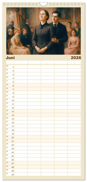 Oscar Wilde (CALVENDO Familienplaner 2026)