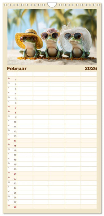 Strandgeflüster (CALVENDO Familienplaner 2026)