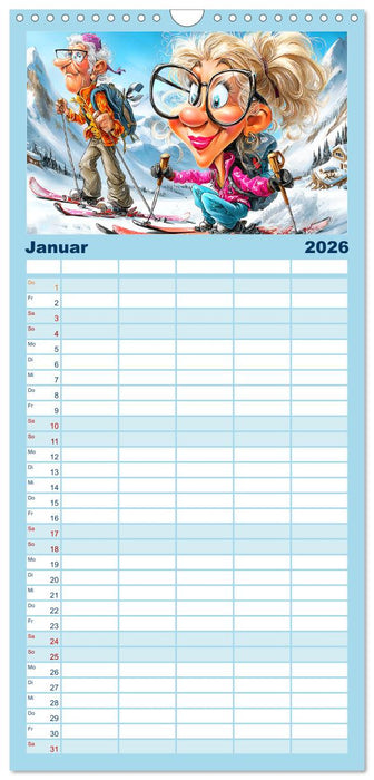 Rentner rocken das Leben! Mit Schwung durch den Ruhestand (CALVENDO Familienplaner 2026)