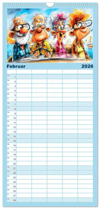 Rentner rocken das Leben! Mit Schwung durch den Ruhestand (CALVENDO Familienplaner 2026)