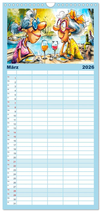 Rentner rocken das Leben! Mit Schwung durch den Ruhestand (CALVENDO Familienplaner 2026)