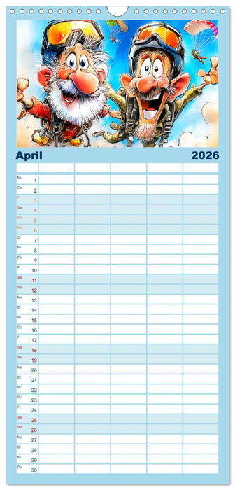 Rentner rocken das Leben! Mit Schwung durch den Ruhestand (CALVENDO Familienplaner 2026)