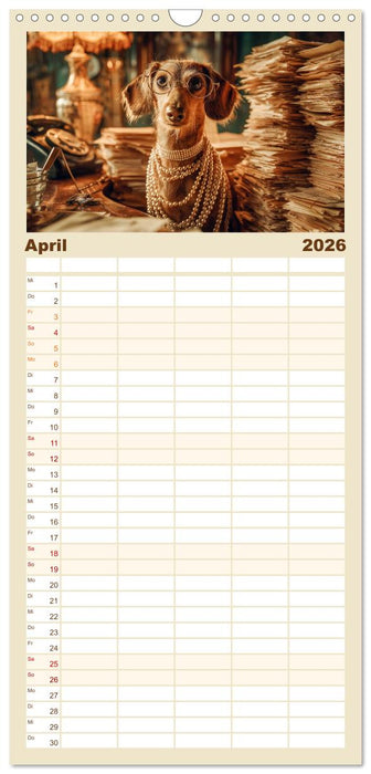 Die Chaos GmbH - Tierisch faule Kollegen (CALVENDO Familienplaner 2026)