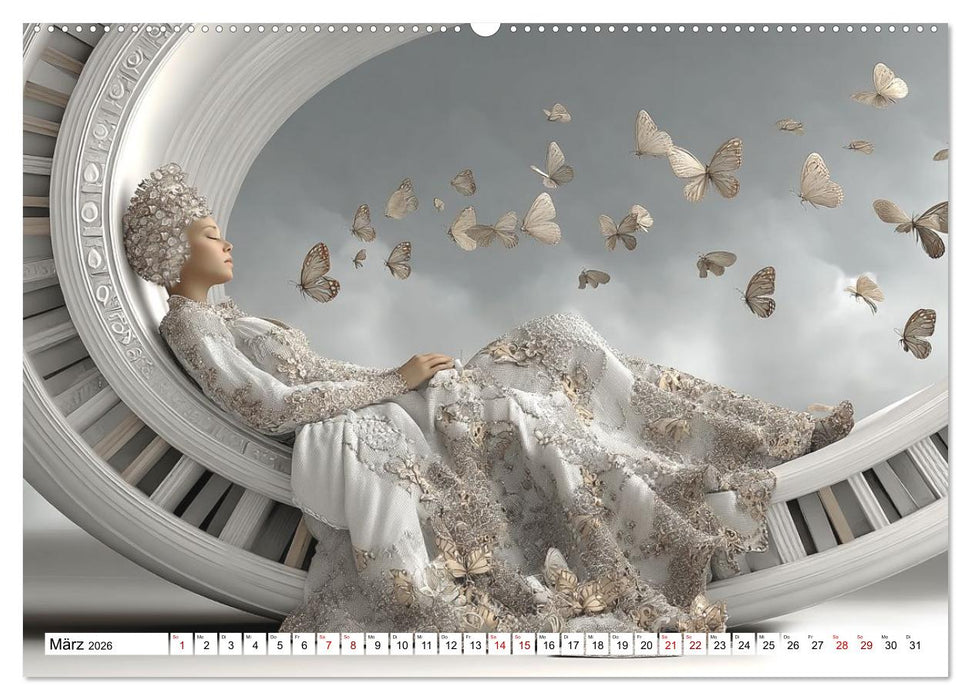 Die Stille trägt Weiß (CALVENDO Premium Wandkalender 2026)