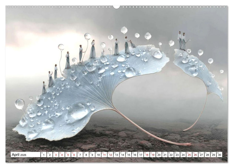 Die Stille trägt Weiß (CALVENDO Premium Wandkalender 2026)