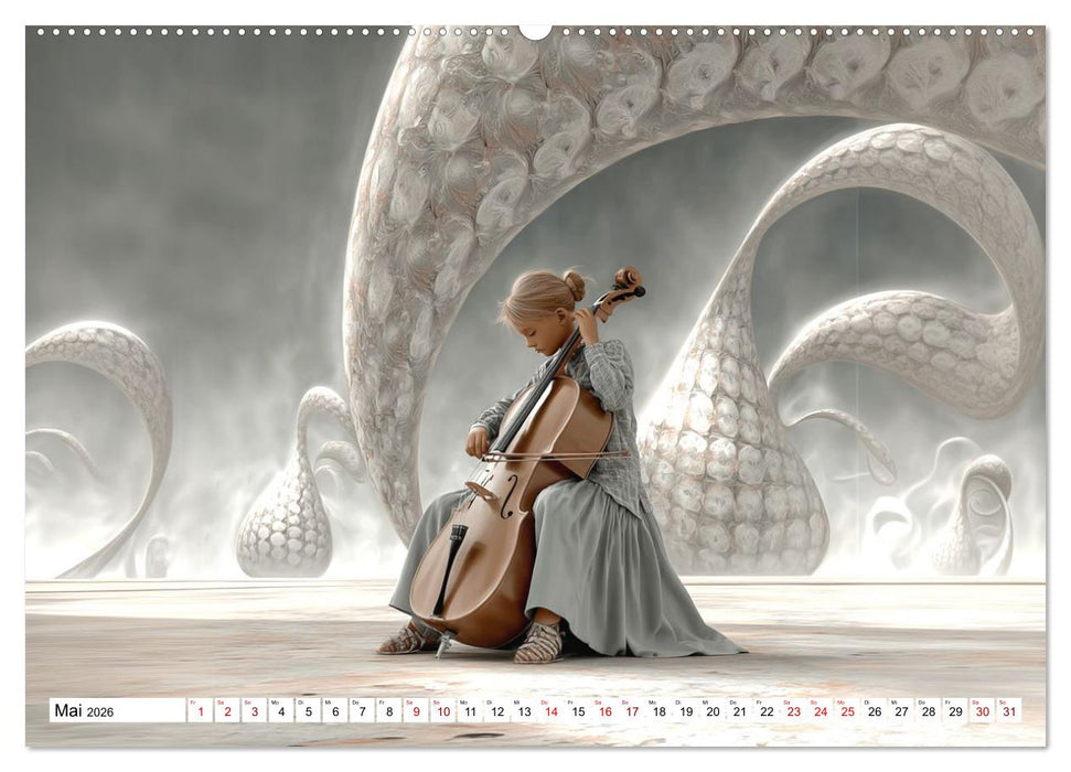 Die Stille trägt Weiß (CALVENDO Premium Wandkalender 2026)