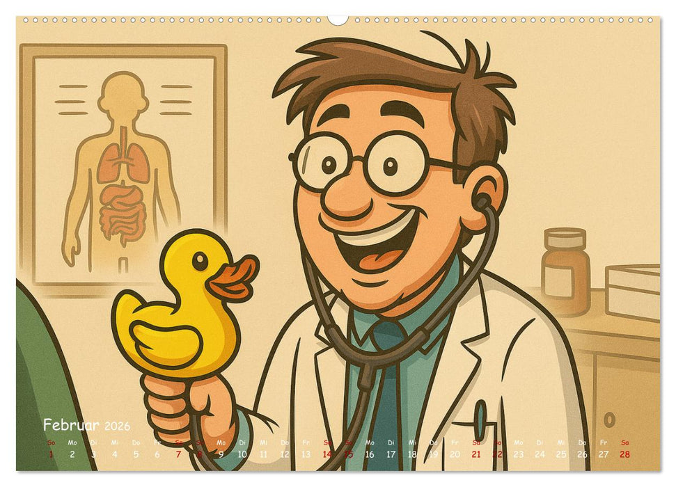 Und täglich grüßt der Wahnsinn (CALVENDO Wandkalender 2026)