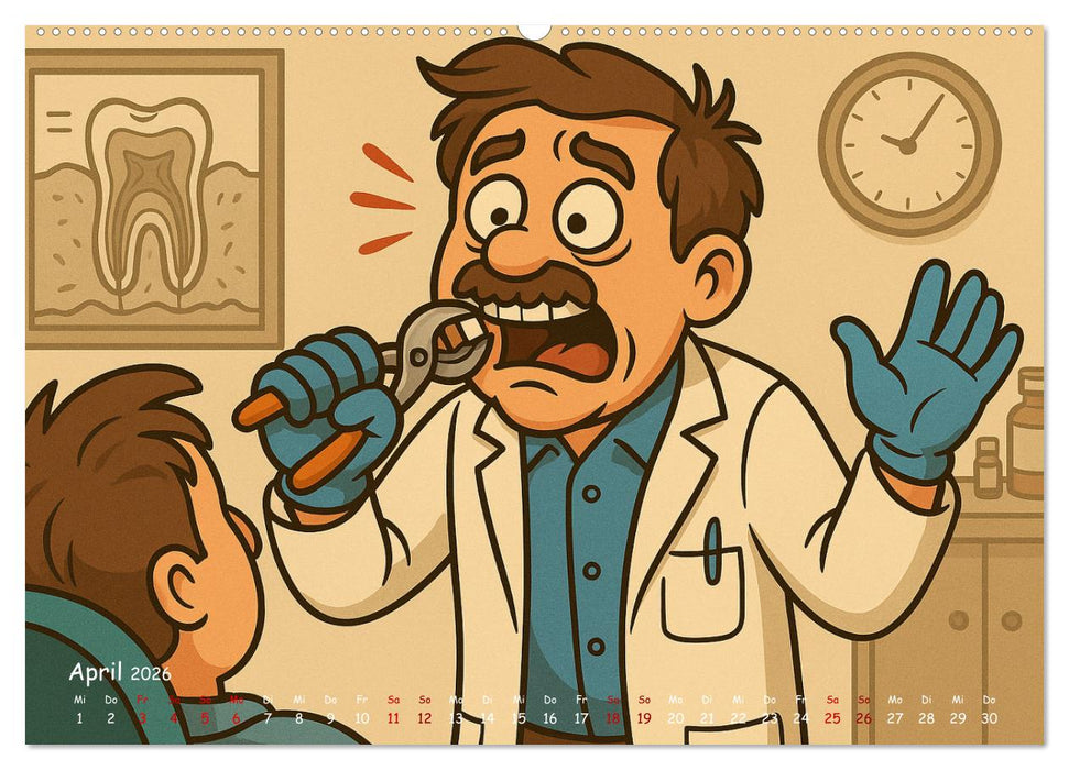 Und täglich grüßt der Wahnsinn (CALVENDO Wandkalender 2026)