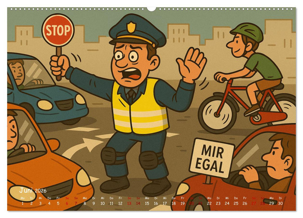 Und täglich grüßt der Wahnsinn (CALVENDO Premium Wandkalender 2026)