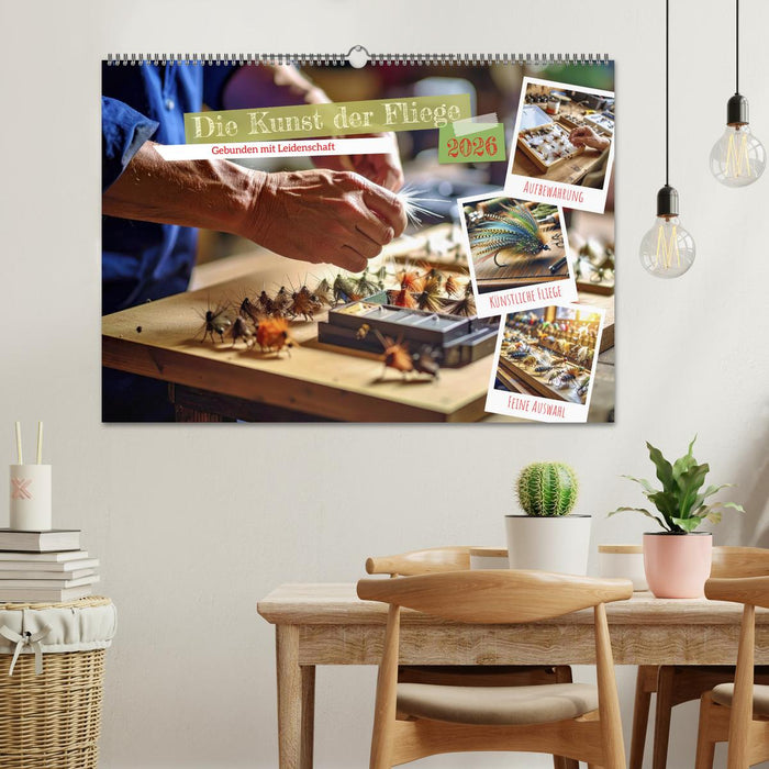 Die Kunst der Fliege (CALVENDO Wandkalender 2026)