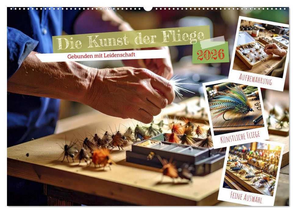 Die Kunst der Fliege (CALVENDO Wandkalender 2026)