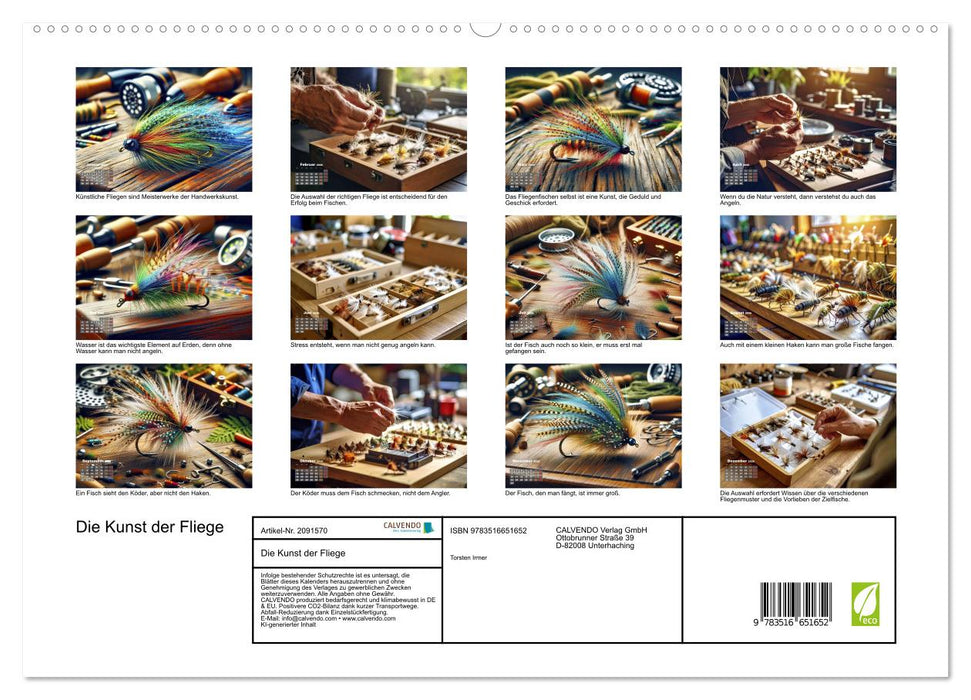 Die Kunst der Fliege (CALVENDO Premium Wandkalender 2026)