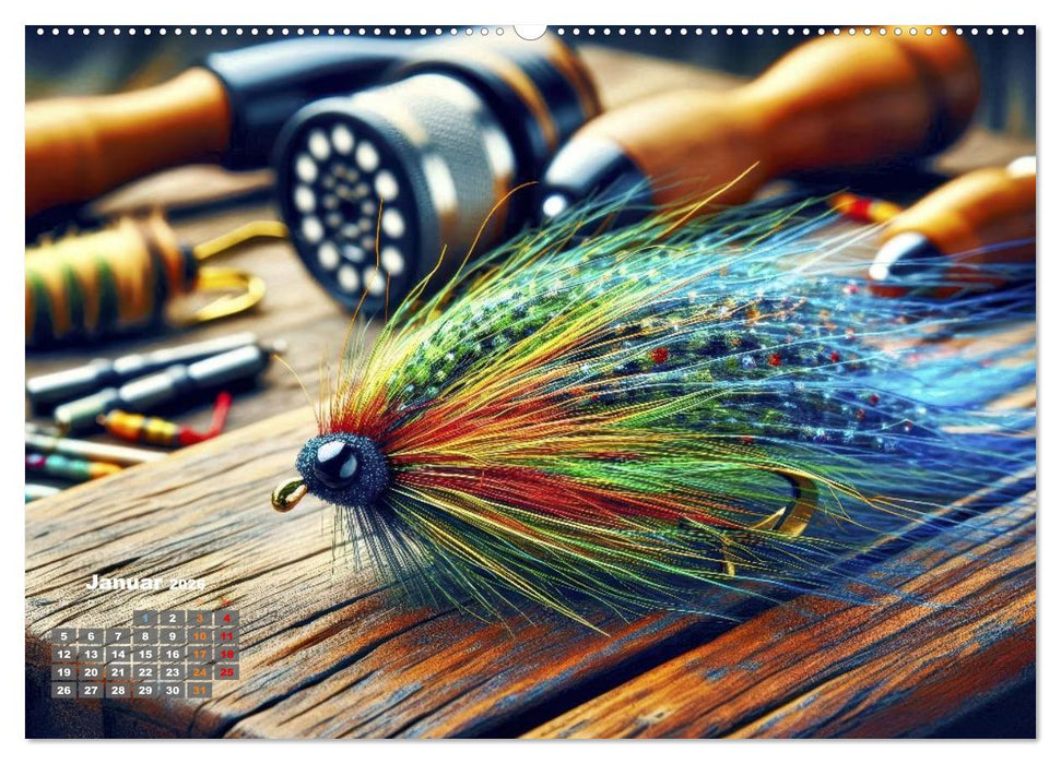 Die Kunst der Fliege (CALVENDO Premium Wandkalender 2026)