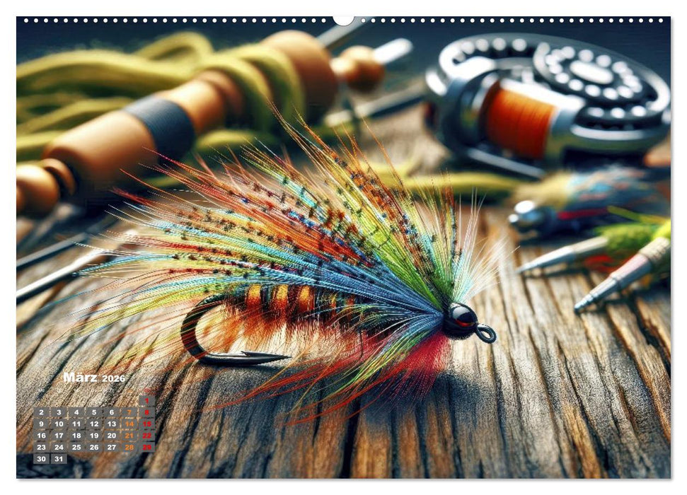 Die Kunst der Fliege (CALVENDO Premium Wandkalender 2026)