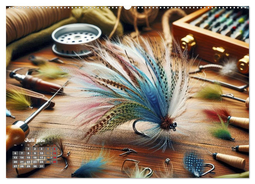 Die Kunst der Fliege (CALVENDO Premium Wandkalender 2026)