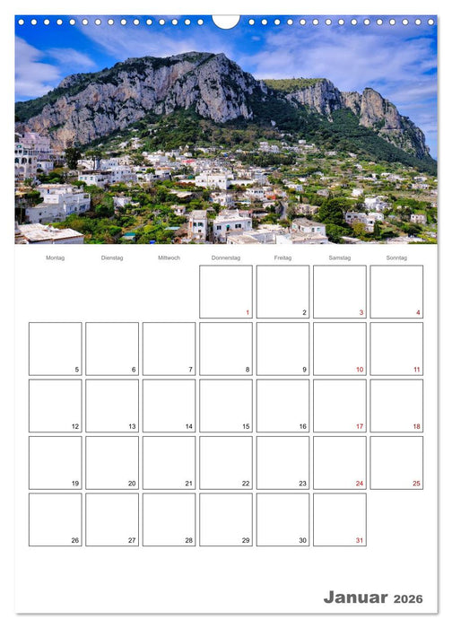 Faszinierendes Capri (CALVENDO Wandkalender 2026)