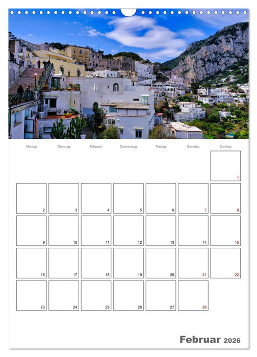 Faszinierendes Capri (CALVENDO Wandkalender 2026)