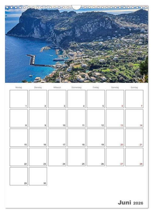 Faszinierendes Capri (CALVENDO Wandkalender 2026)