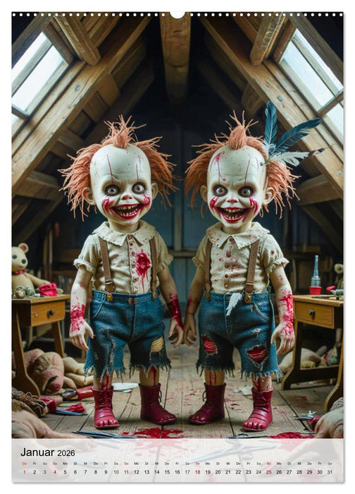 Das Grauen aus alten Märchen (CALVENDO Wandkalender 2026)