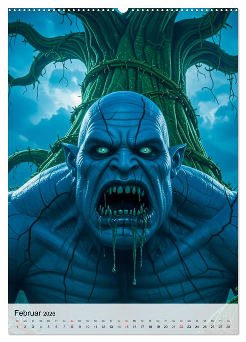 Das Grauen aus alten Märchen (CALVENDO Wandkalender 2026)