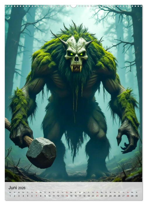 Das Grauen aus alten Märchen (CALVENDO Wandkalender 2026)
