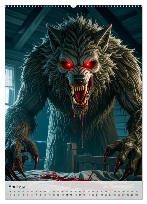 Das Grauen aus alten Märchen (CALVENDO Premium Wandkalender 2026)
