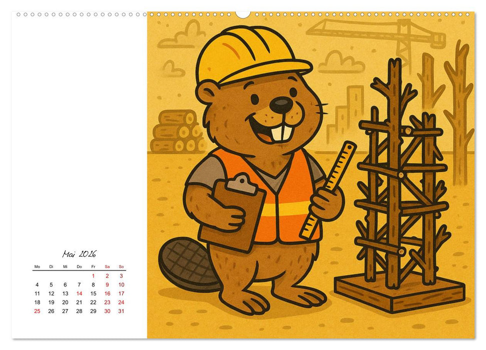 Pfoten, Pelz & Power-Jobs (CALVENDO Wandkalender 2026)