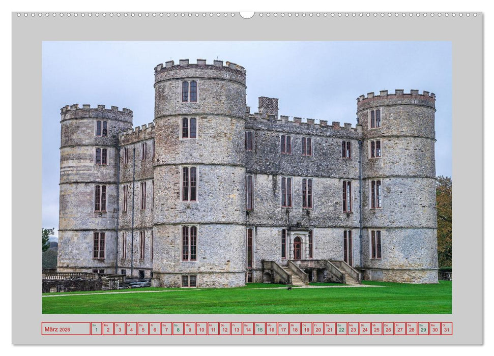 Burgen und Schlösser in England (CALVENDO Premium Wandkalender 2026)
