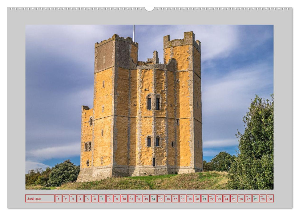 Burgen und Schlösser in England (CALVENDO Premium Wandkalender 2026)