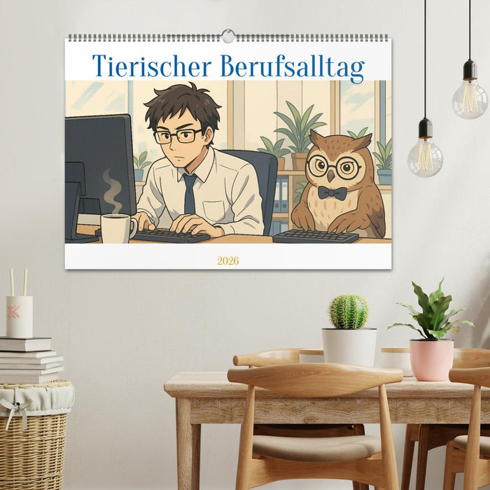Tierischer Berufsalltag (CALVENDO Wandkalender 2026)