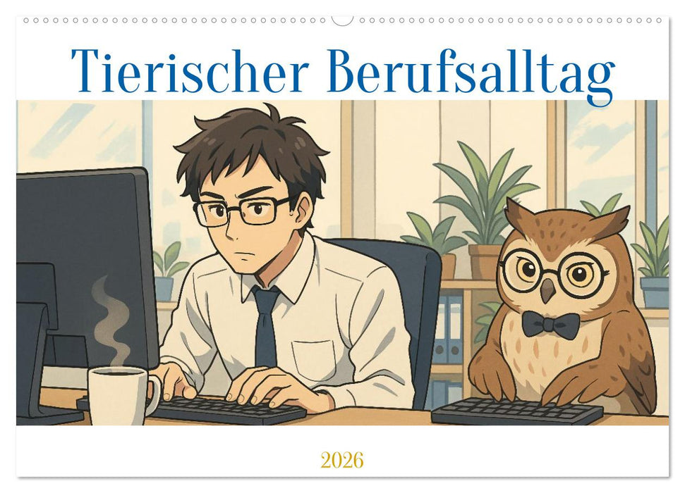 Tierischer Berufsalltag (CALVENDO Wandkalender 2026)