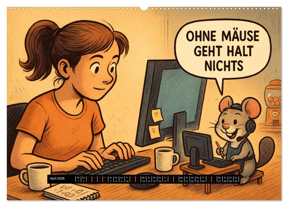 Tierischer Berufsalltag (CALVENDO Wandkalender 2026)