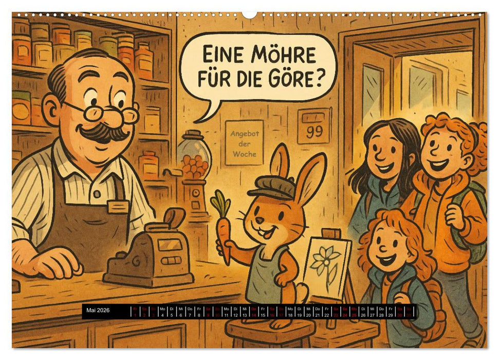 Tierischer Berufsalltag (CALVENDO Wandkalender 2026)