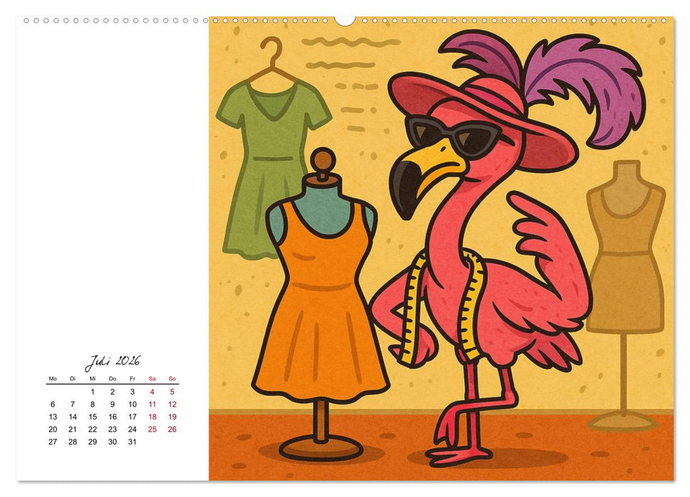 Pfoten, Pelz & Power-Jobs (CALVENDO Premium Wandkalender 2026)