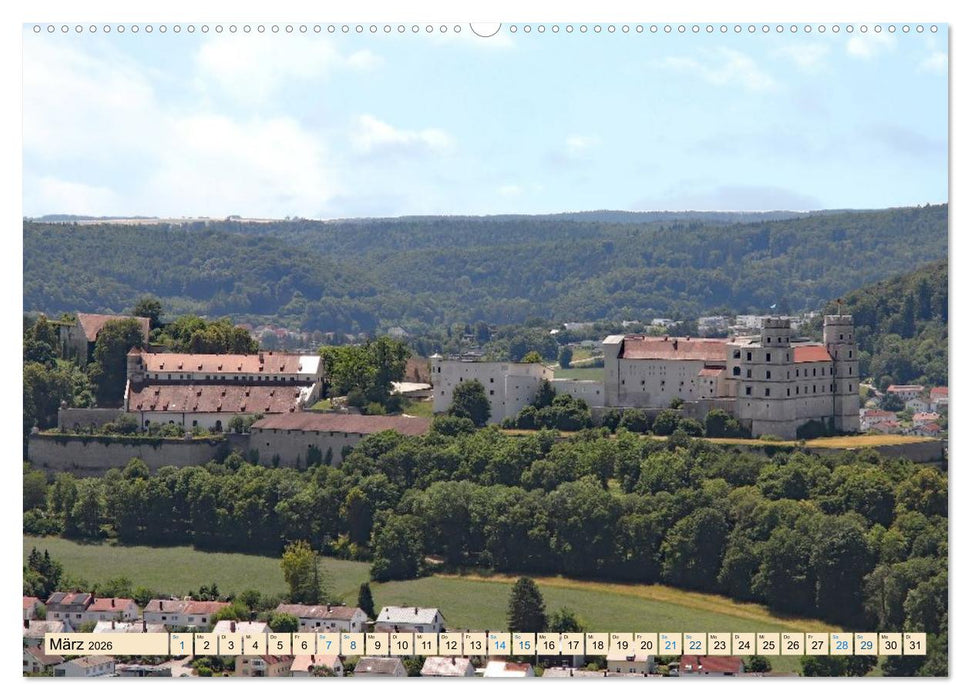 Burgen und Schlösser - Historische Bauwerke in Bayern (CALVENDO Premium Wandkalender 2026)