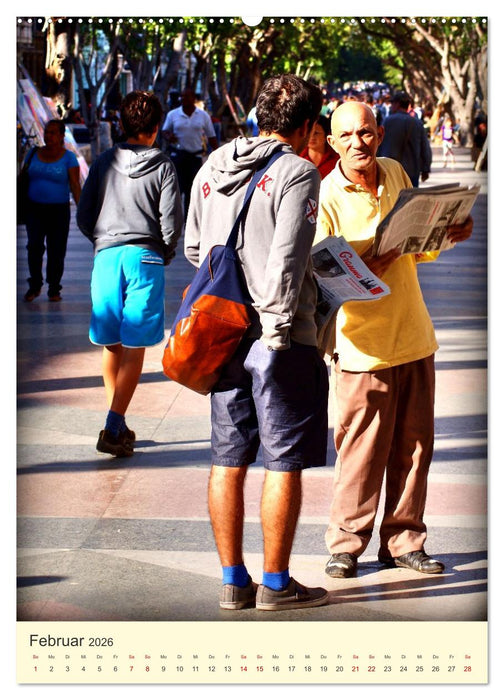 Zeitungshändler - Unterwegs in der Altstadt von Havanna (CALVENDO Wandkalender 2026)